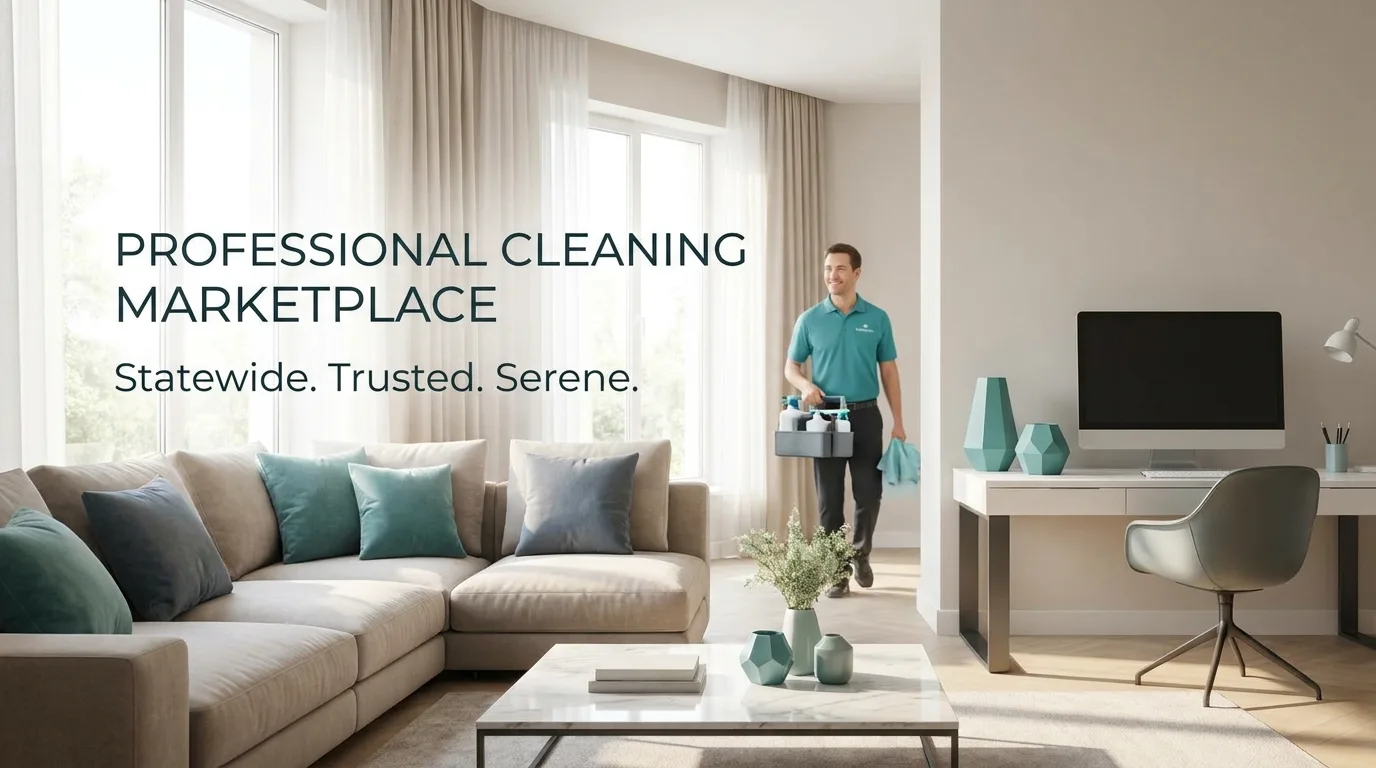 Nationwide Cleaning Marketplace interface preview
